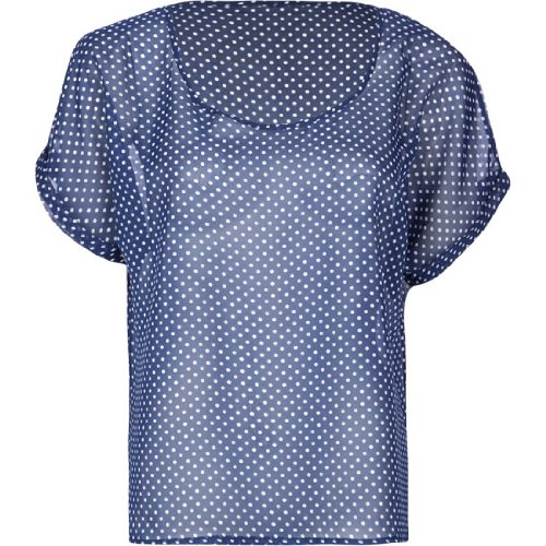 FULL TILT Boxy Dot Womens Top