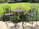 3 Piece Iron Scroll Pub Set