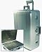 Zero Halliburton 24 Silver Upright with Suiter