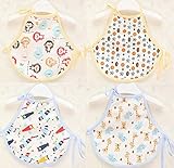 (エルフ ベビー )Fairy Baby ベビー用 秋冬 綿 手洗い 赤ちゃんエプロン 新生児腹と太ももケア 4枚組(セット2,80cm)