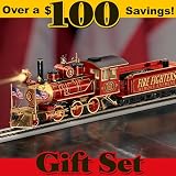 Firefighters Heroes Express Train Gift Set by The Bradford Exchange