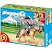 PLAYMOBIL 5111 - Deutsches Sportpferd mit gr�n-beiger Pferdebox