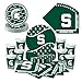 Michigan State Spartans Party Pack - Plates, Cups, Napkins - Serves 8