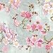 Caspari Plum Blossom Paper Cocktail Napkins, 20-Count, Silver
