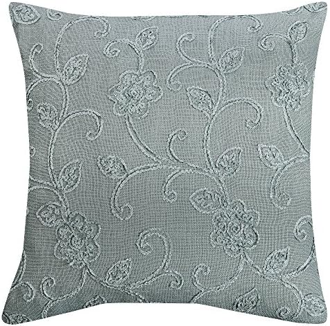 Embroidered Cushion Covers Pillow Shells , Set of Two