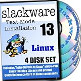 Slackware 13.37 Linux, 4-discs DVD Installation and Reference Set, Ed.2012