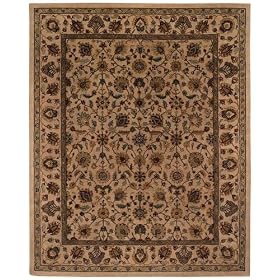 Kaimuri - Royal Garden Area Rug by Capel Rugs - 4'x6' Rectangular - Ivory Patels by Capel