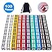 AUSTOR 100 Pieces 6 Sided Game Dice Set 12mm Square Corner Dice with a Free Pouch