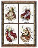 Celestial Angels Throw - 70 x 53 Blanket/Throw