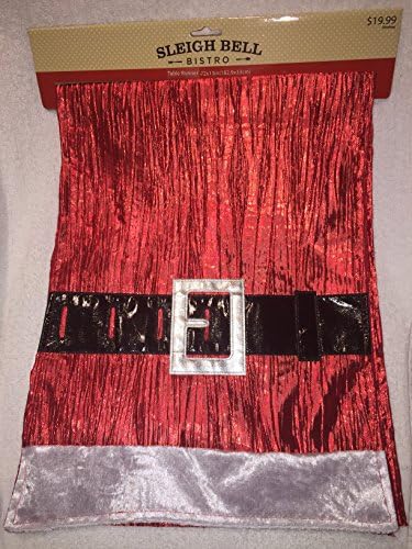 Sleigh Bell Bistro - Christmas Santa Suit Table Runner