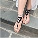 Crochet Black Barefoot Sandals,Beach Pool,Nude shoes,Foot jewelry,Footless sandles,Beach Wedding Jewelry,Yoga Chain,Anklet, Wedding shoes, Beach Wedding, Summer shoes, One Size Fits All (Black)