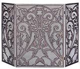 3 Panel Bronze Cast Aluminum Screen With Removable Mesh