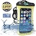 SafeWays iPhone Waterproof Case - Stylish - Incredibly Easy To Seal Securely - Compatible With All Phone Models, Samsung, HTC, Sony, Nokia and more Up To 7 - 5 Year Warranty