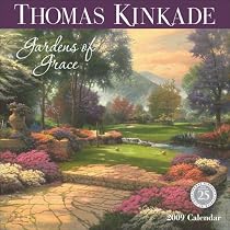 Thomas Kinkade Gardens of Grace: 2009 Wall Calendar