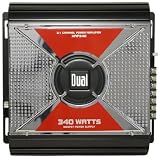 Brand New Dual Xaf-340 340 Watt 2 Channel Car Amplifier with Cea-2006 Complaint Ratings and Precise Crossover Controls with Great Sound Quality