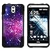 HTC Desire 610 Case, Durable Hybrid Strike Impact Kickstand Case with Art Pattern Designs - Heavenly Stars