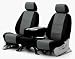 Coverking Custom Seat Covers Leatherette 2-Tone Black-Gray Best fitted for 2005 to 2008 Corvette