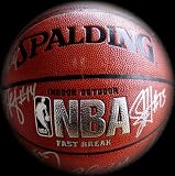 Oklahoma City Thunder Team Autographed / Signed Basketball