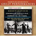 Shostakovich :  Concerto pour violoncelle - Symphonie n� 1