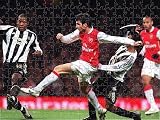 Jigsaw of Cesc Fabregas (Arsenal) Titus Bramble and Nolberto Solano (Newcastle) from Arsenal FC