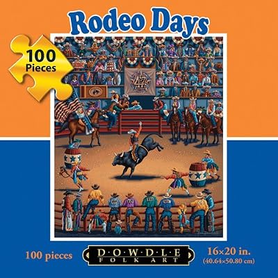 Rodeo Days 100pc 16x20 Jigsaw Puzzle by Eric Dowdle