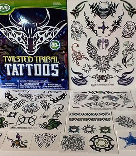Classic Tattoo ~ Savvi Temporary Tattoos 50+ ~ Another Twisted Tribal by Savvistuff USA