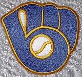 MILWAUKEE BREWERS Glove MLB Embroidered PATCH