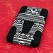 Samsung Galaxy Mega 2 Case, MPERO IMPACT X Series Dual Layered Tough Durable Shock Absorbing Silicone Polycarbonate Hybrid Kickstand Case for Galaxy Mega 2 [Perfect Fit & Precise Port Cut Outs] - Black Aztec