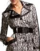 Lush Lace Printed Satin Trench Coat Product Image
