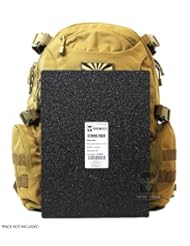 Sports: AR500 Armor? Backpack Plate 9.5" x 13" with Spall & Fragmentation Coating - AR500 Armor