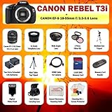 Canon EOS Rebel T3i SLR Digital Camera Kit with Canon 18-55mm IS Lens + SSE ....