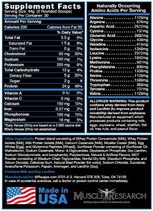 Essential Blend Time Released Protein Drink - 4 Hour Protein Release - Blend of 7 Proteins, Same as Nucare Nublend7 - 2.91 lbs. Strawberry Milkshake