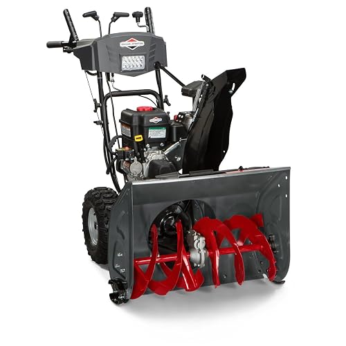 Briggs and Stratton 1696619 Dual-Stage Snow Thrower with 250cc Engine and Electric Start