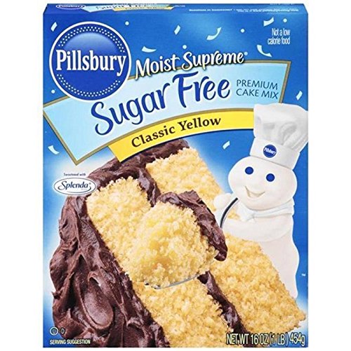 Pillsbury Moist Supreme Yellow Cake Mix Sugar Free 1 Box 15 Oz from