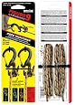 Nite Ize C9S-03-TP01 Small Figure 9 Carabiner with Rope, Black, Two-Pack
