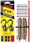 Nite Ize C9S-03-TP01 Small Figure 9 Carabiner with Rope, Black, Two-Pack