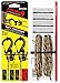 Nite Ize C9S-03-TP01 Small Figure 9 Carabiner with Rope, Black, Two-Pack