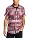 Nautica Men's Short Sleeve Saturated Plaid Shirt