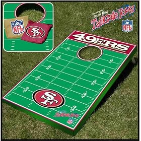 San Francisco 49ers Football Field Tailgate Toss