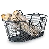 Review Minuteman MINWI-08 / Minuteman Wood Basket - Steel Wire - Small - Black Powdercoat - Not Categorized