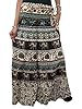 Wrap Around Skirt Animal Printed Womens Maxi Skirt, Boho Chic Fashion