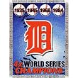 Detroit Tigers MLB World Series Commemorative Woven Tapestry Throw (48x60")"