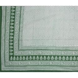 Cotton Block Flat Bedsheets Print Home Decor Queen Size