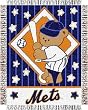 New York Mets Acrylic Triple Woven Jacquard Baby Blanket/Throw (36"x46") - MLB Baseball