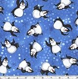 Dancing Penguins Blue