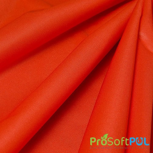 Eco-Friendly ProSoft PUL Premium Waterproof PUL Barrier Fabric (Made in USA, Wild Tomato, sold by the yard)
