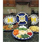 Michigan Wolverines NCAA Homegating Ceramic Platter