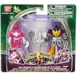 Power Rangers Mighty Morphin 4 Inch Action Figure 2Pack Pink Ranger & Dragonzord Battle Mode
