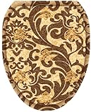 Toilet Tattoos TT-1114-O Tuscany Filigree Decorative Applique for Elongated Toilet Lid