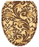 Toilet Tattoos TT-1114-O Tuscany Filigree Decorative Applique for Elongated Toilet Lid